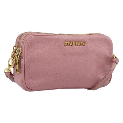 Miu Miu Vintage Leather, Pink, Leather, Handbag