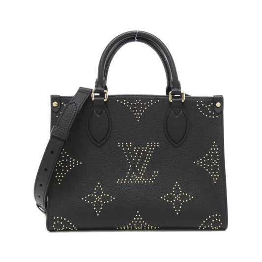 Louis Vuitton Onthego, Black, Canvas, handbag