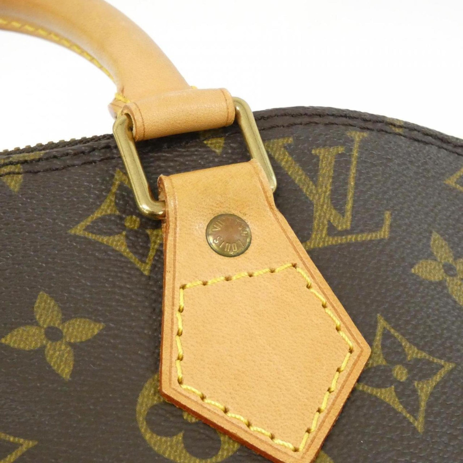 Louis Vuitton Alma, Brown, Canvas, handbag