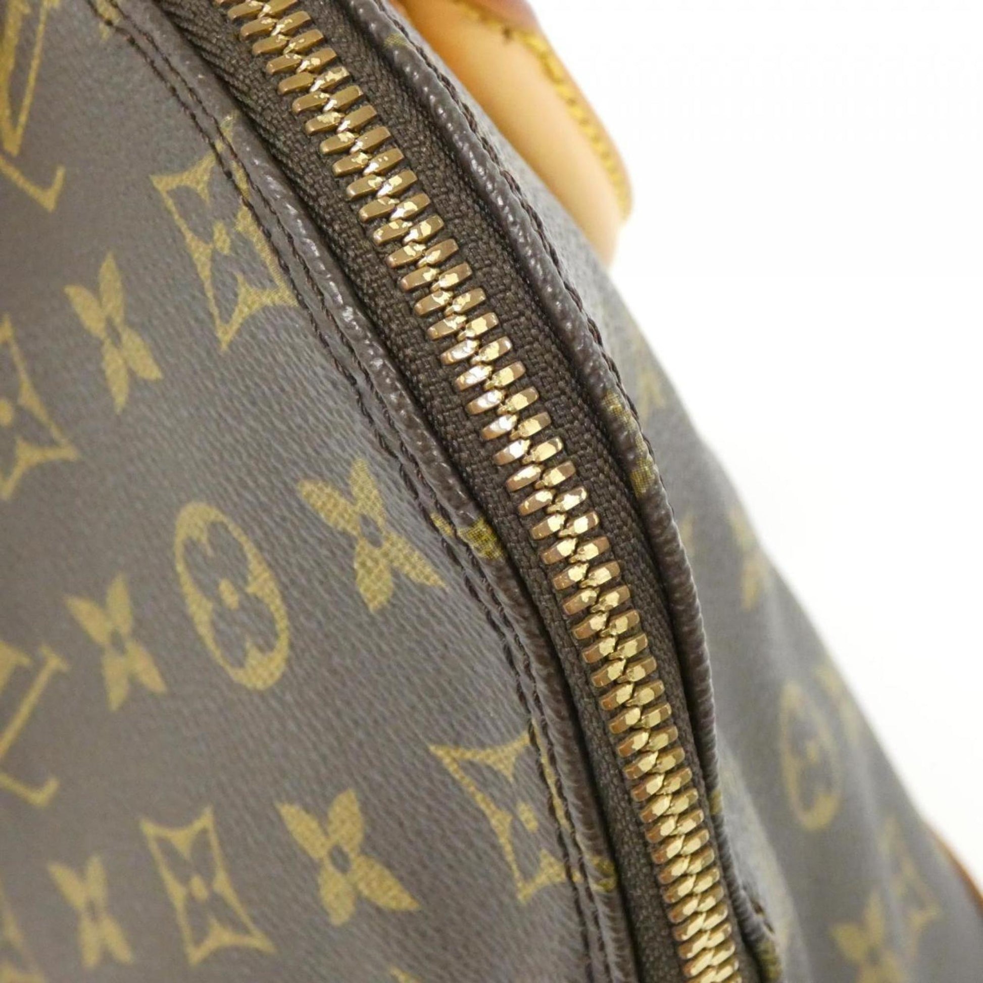 Louis Vuitton Alma, Brown, Canvas, handbag