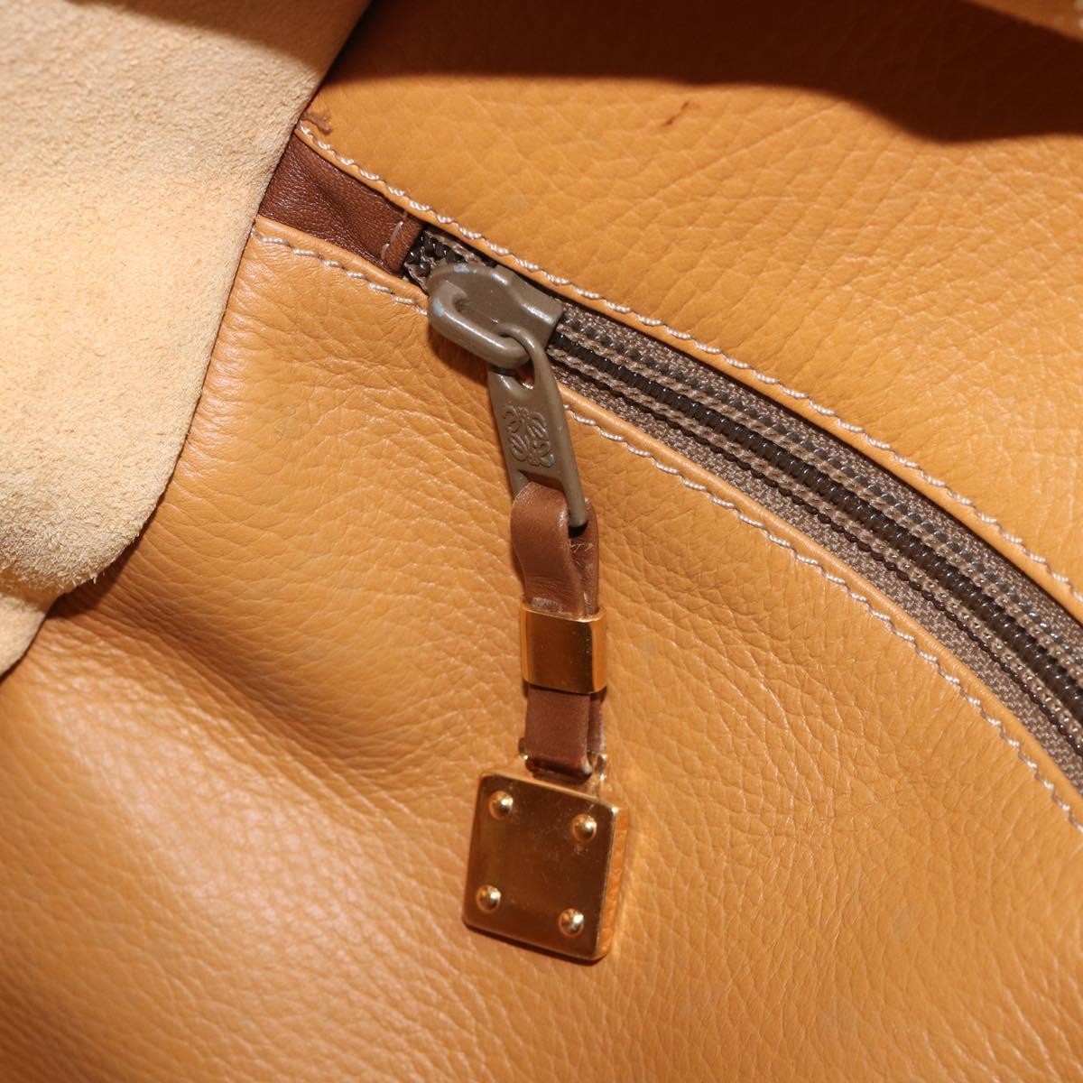 Loewe Amazona Leather, Beige, Leather, Handbag