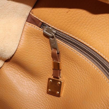 Loewe Amazona Leather, Beige, Leather, Handbag