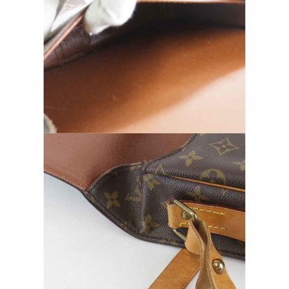 Louis Vuitton Cartouchière, Brown, Canvas, shoulder