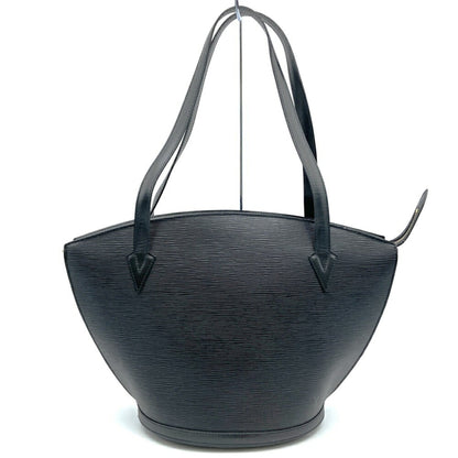 Louis Vuitton Saint Jacques, Black, Leather, shoulder