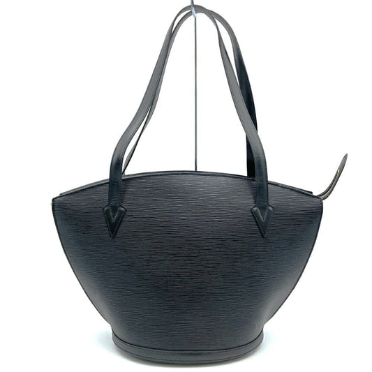 Louis Vuitton Saint Jacques, Black, Leather, shoulder