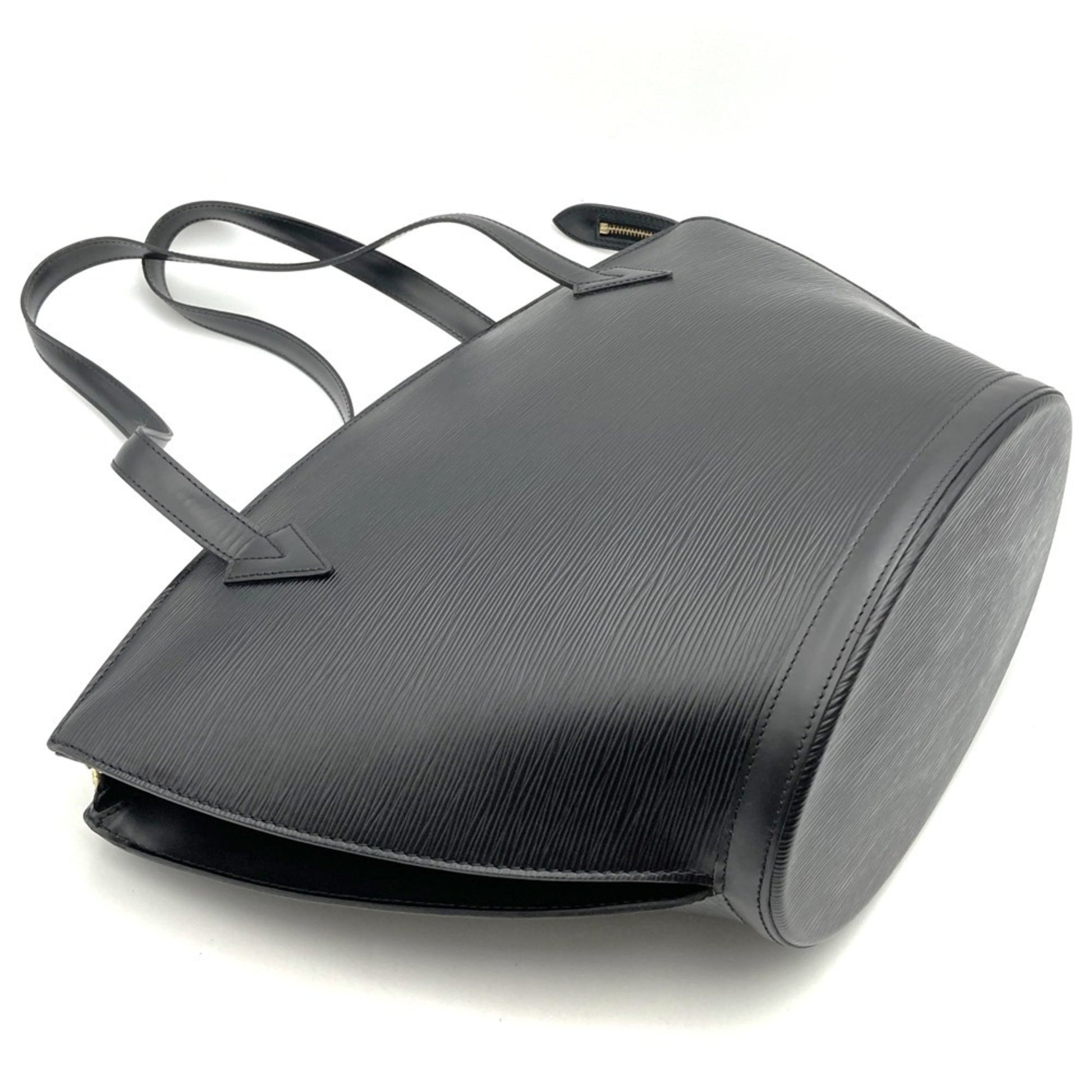 Louis Vuitton Saint Jacques, Black, Leather, shoulder