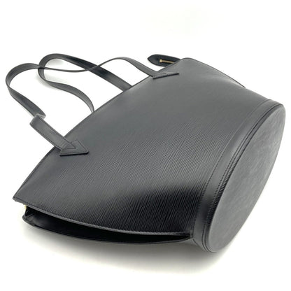Louis Vuitton Saint Jacques, Black, Leather, shoulder