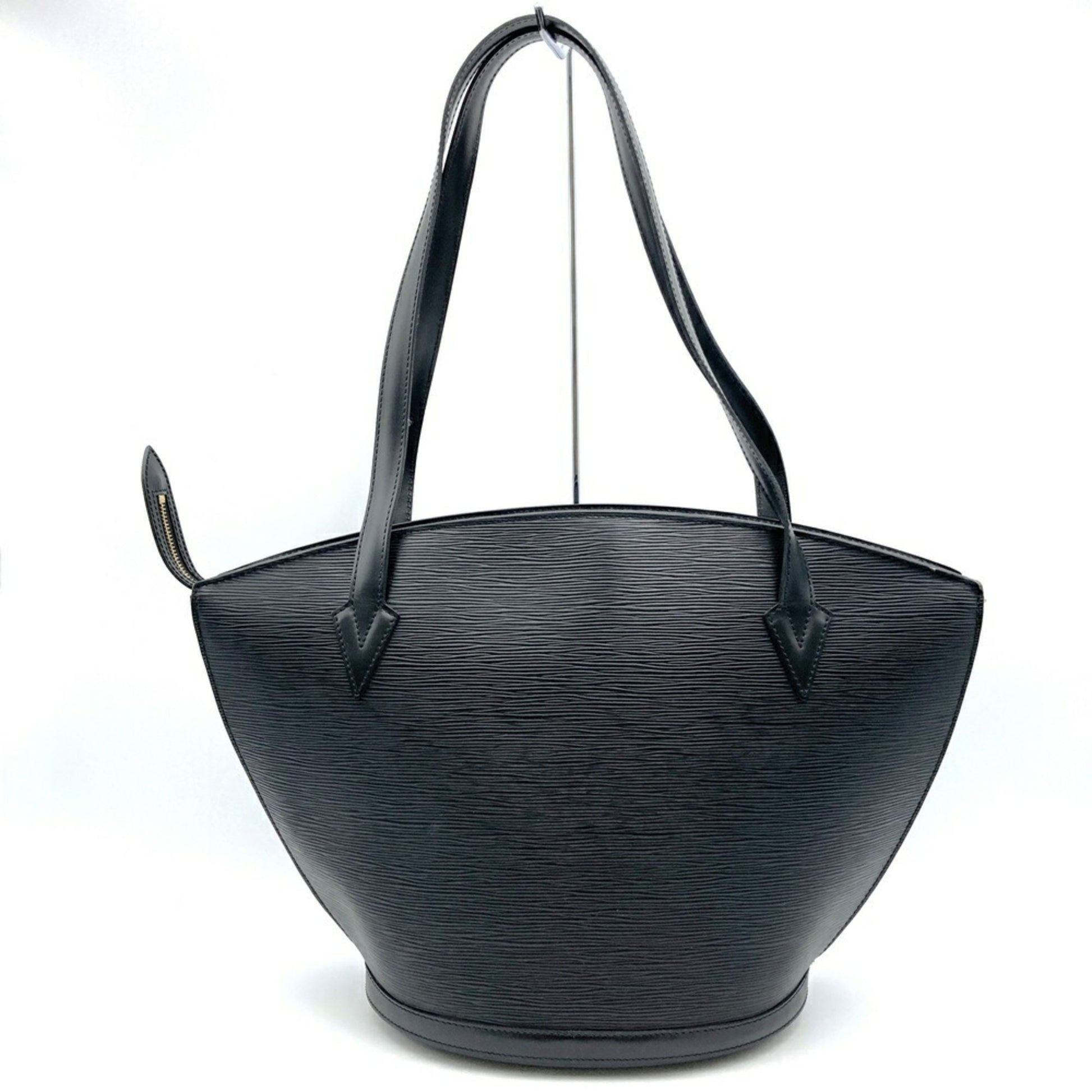 Louis Vuitton Saint Jacques, Black, Leather, shoulder