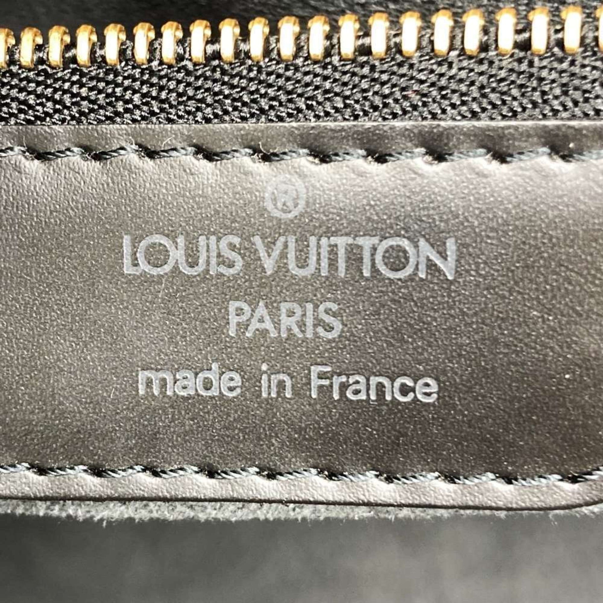 Louis Vuitton Saint Jacques, Black, Leather, shoulder