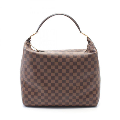 Louis Vuitton Portobello, Brown, Canvas, shoulder