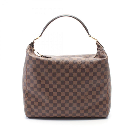 Louis Vuitton Portobello, Brown, Canvas, shoulder