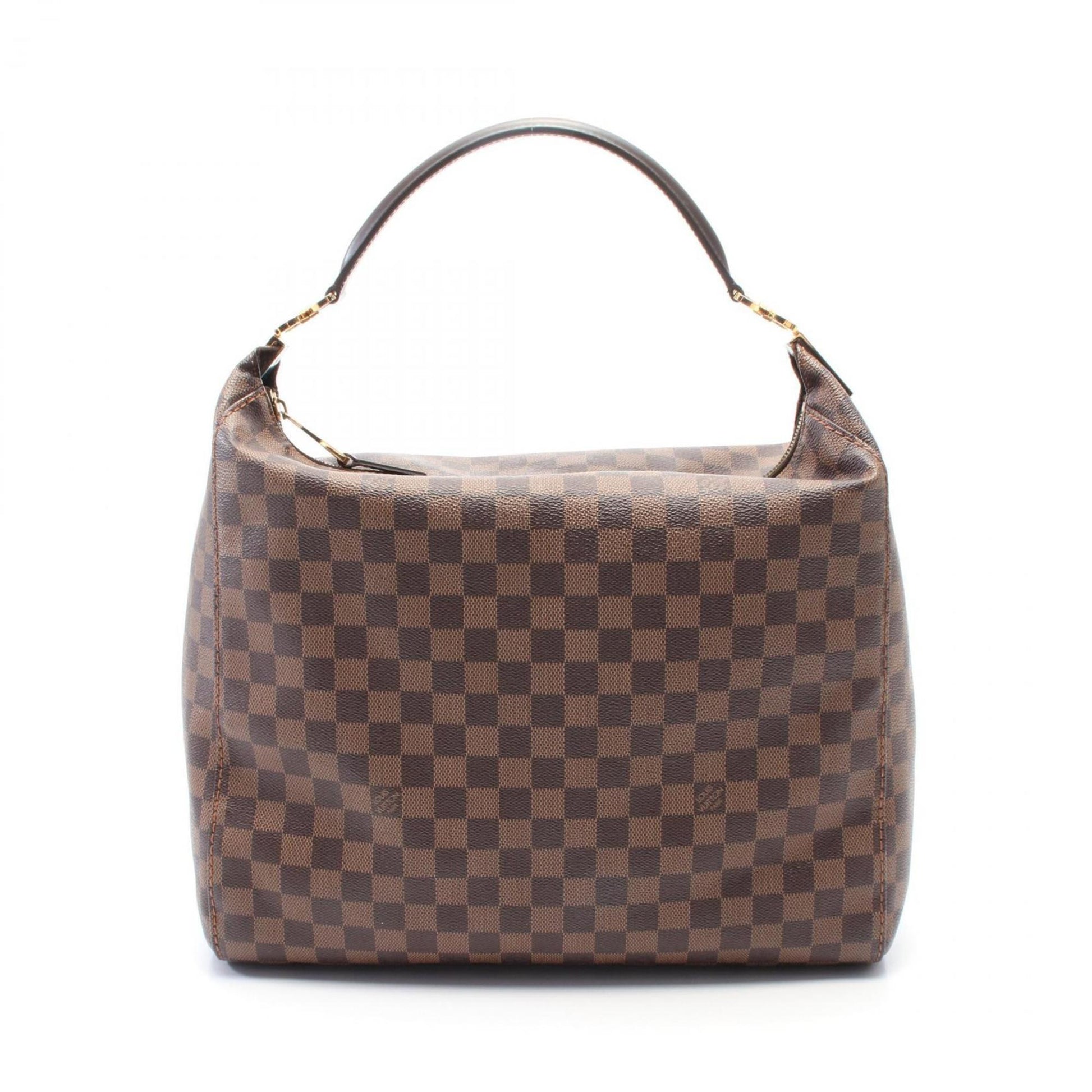 Louis Vuitton Portobello, Brown, Canvas, shoulder