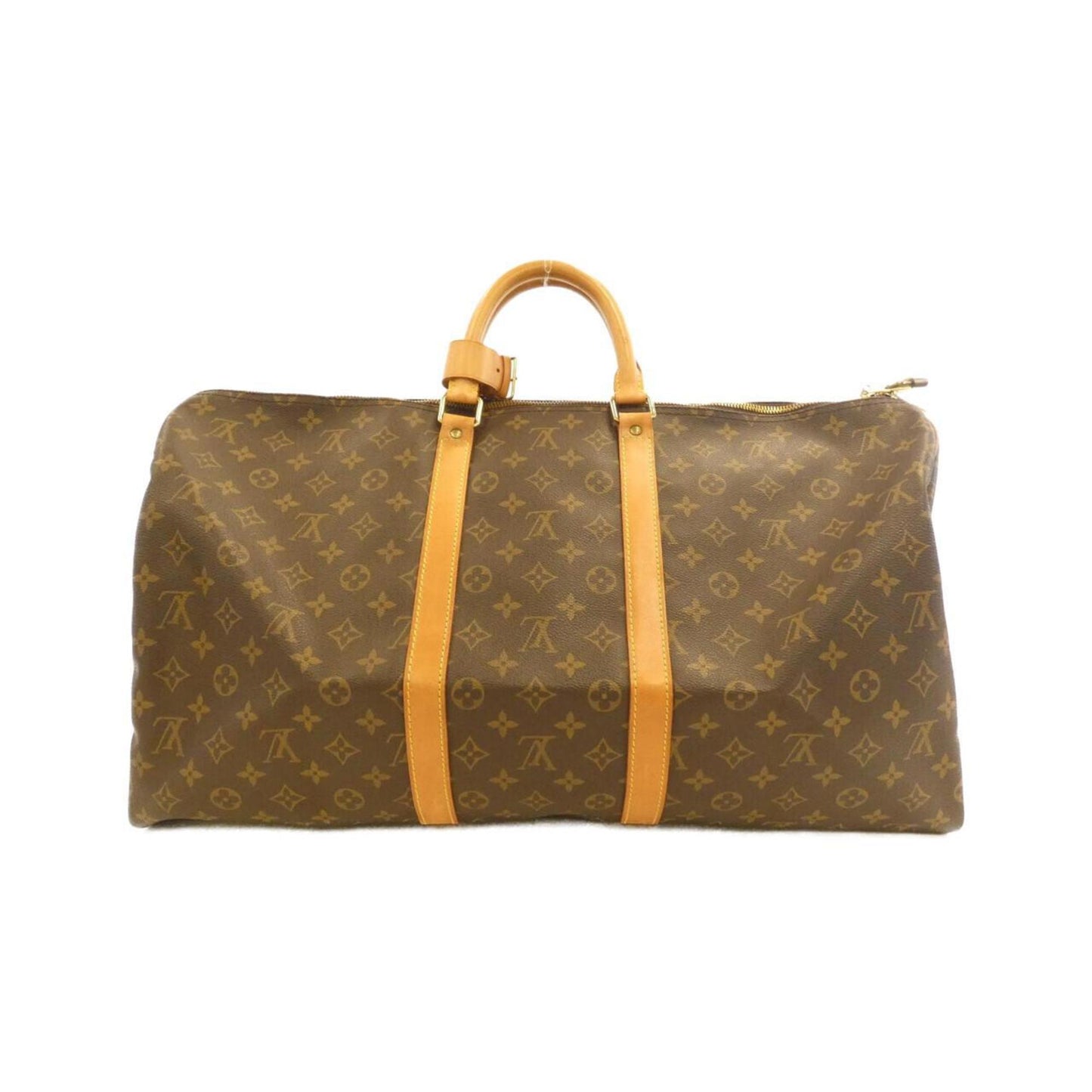 Louis Vuitton Keepall Bandouliere 55, Brown, Canvas, travel