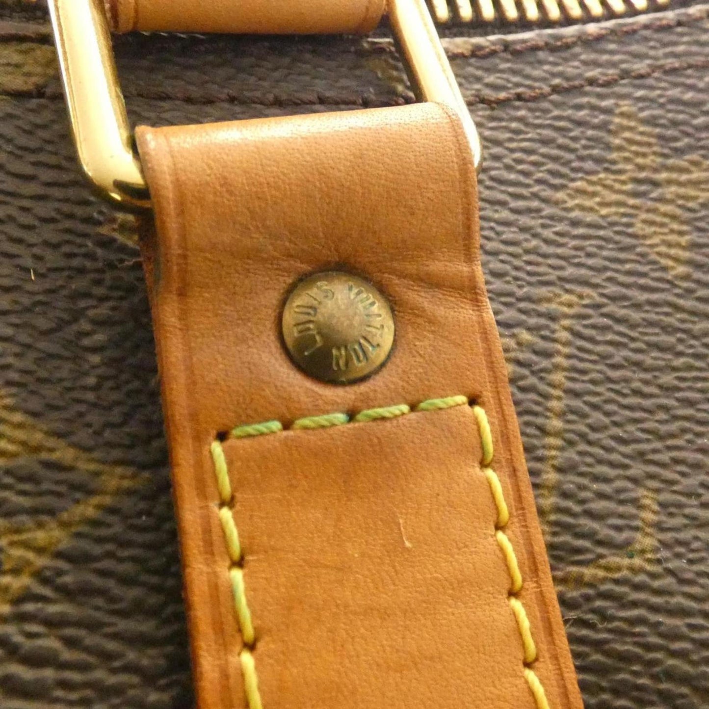Louis Vuitton Keepall Bandouliere 55, Brown, Canvas, travel