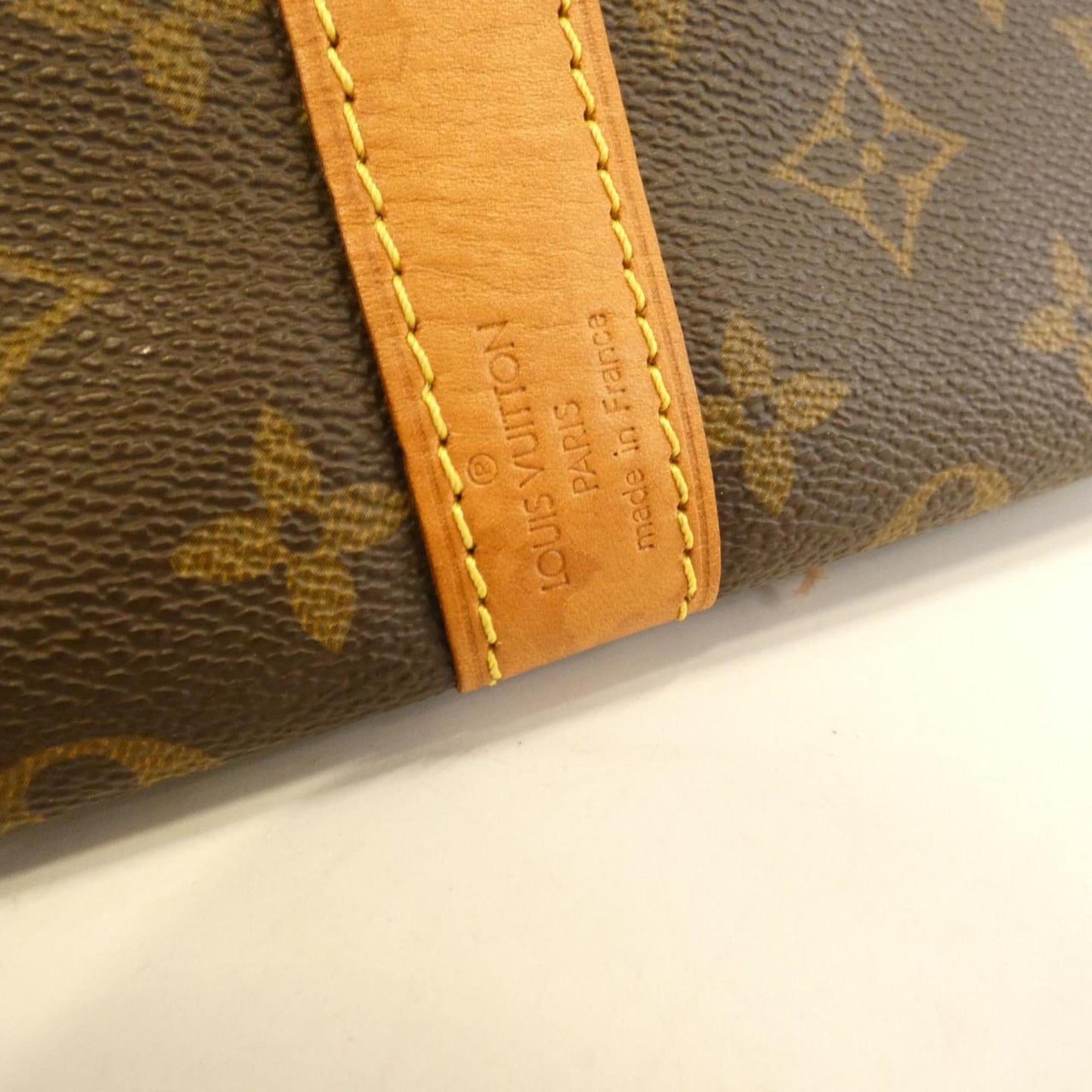 Louis Vuitton Keepall Bandouliere 55, Brown, Canvas, travel