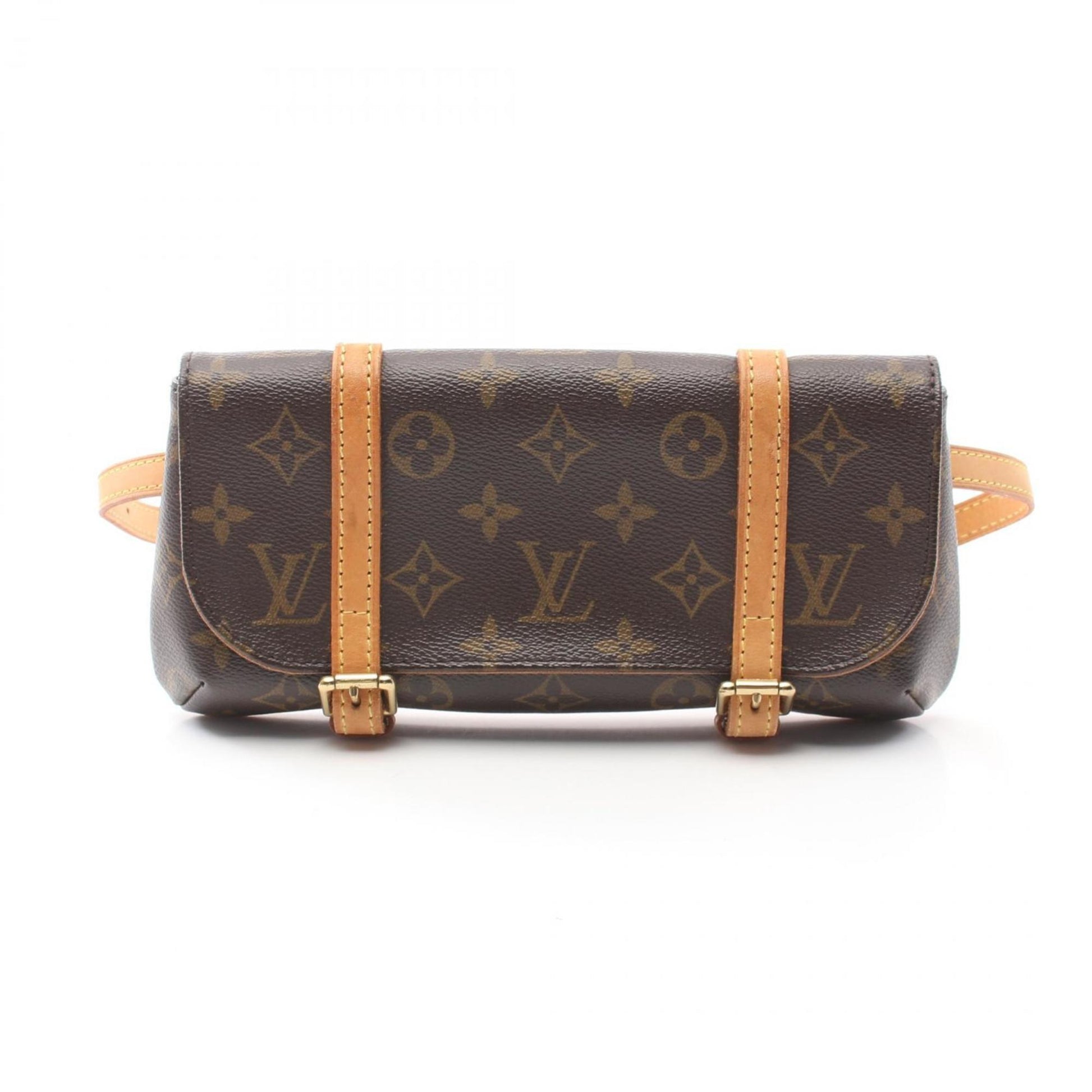 Louis Vuitton Marelle, Brown, Canvas, clutch