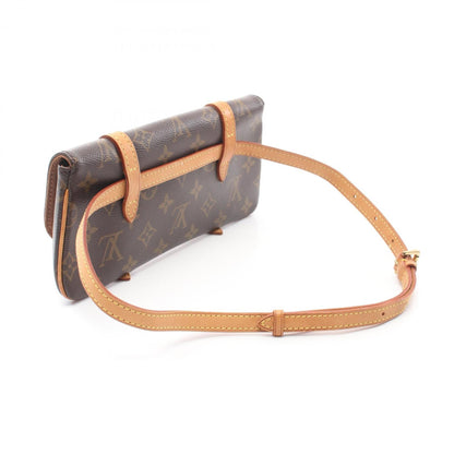 Louis Vuitton Marelle, Brown, Canvas, clutch