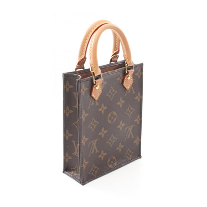 Louis Vuitton Sac Plat, Brown, Canvas, handbag