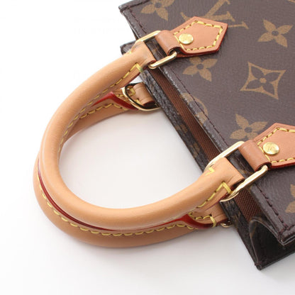 Louis Vuitton Sac Plat, Brown, Canvas, handbag