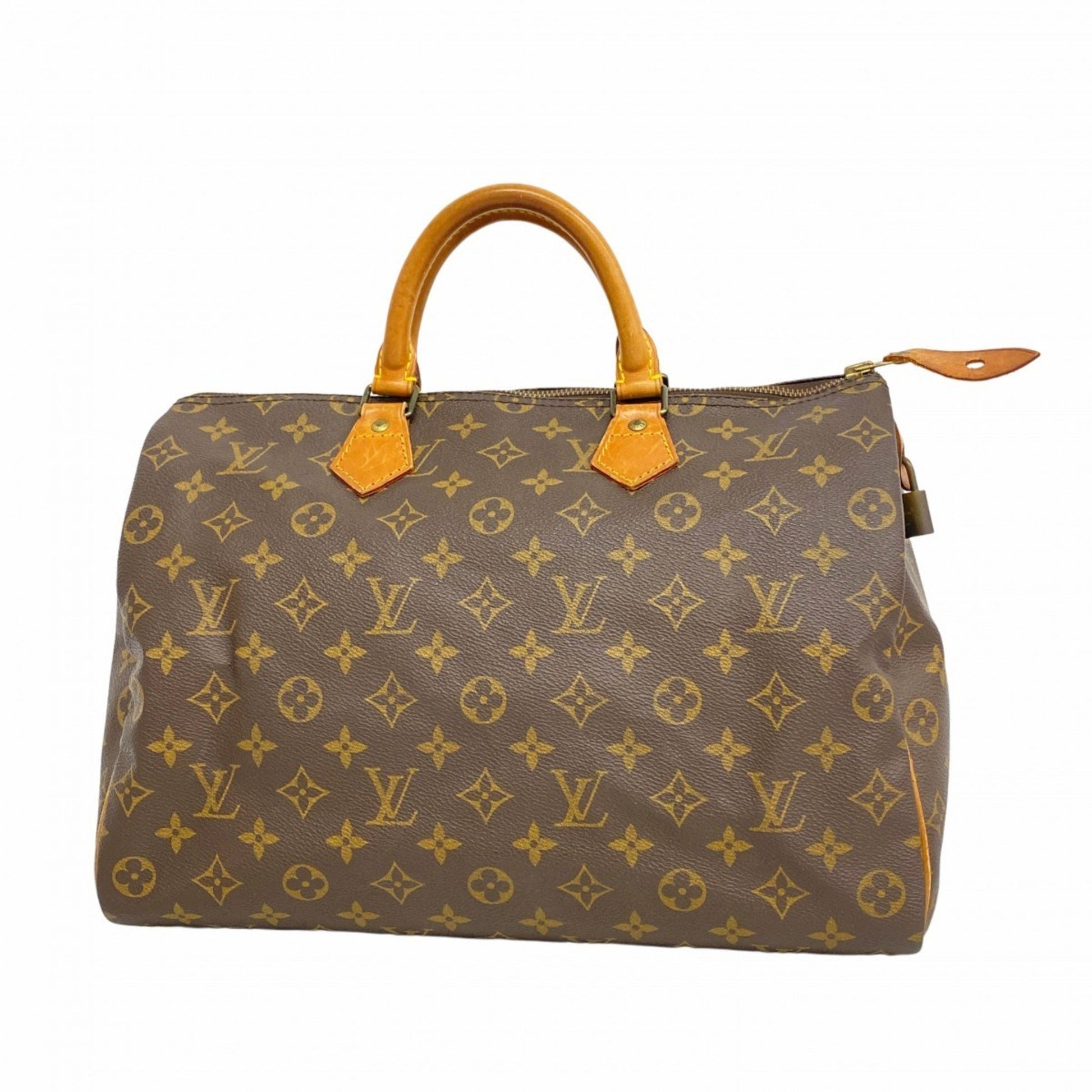 Louis Vuitton Speedy Handbag Monogram Canvas, BROWN, CANVAS, Handbag