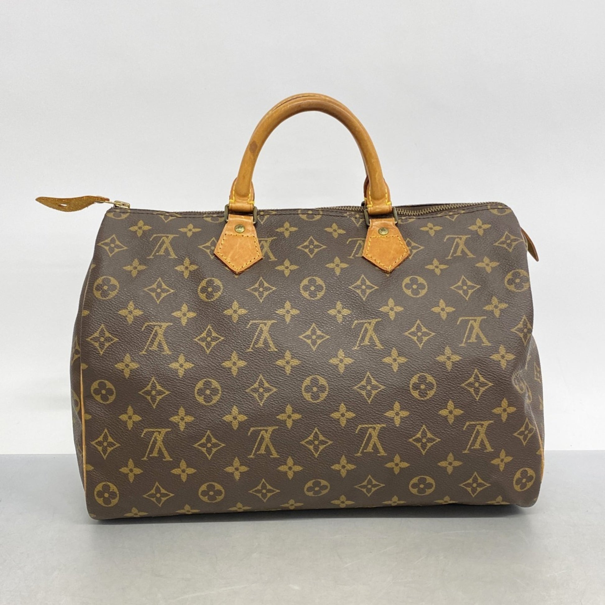 Louis Vuitton Speedy Handbag Monogram Canvas, BROWN, CANVAS, Handbag