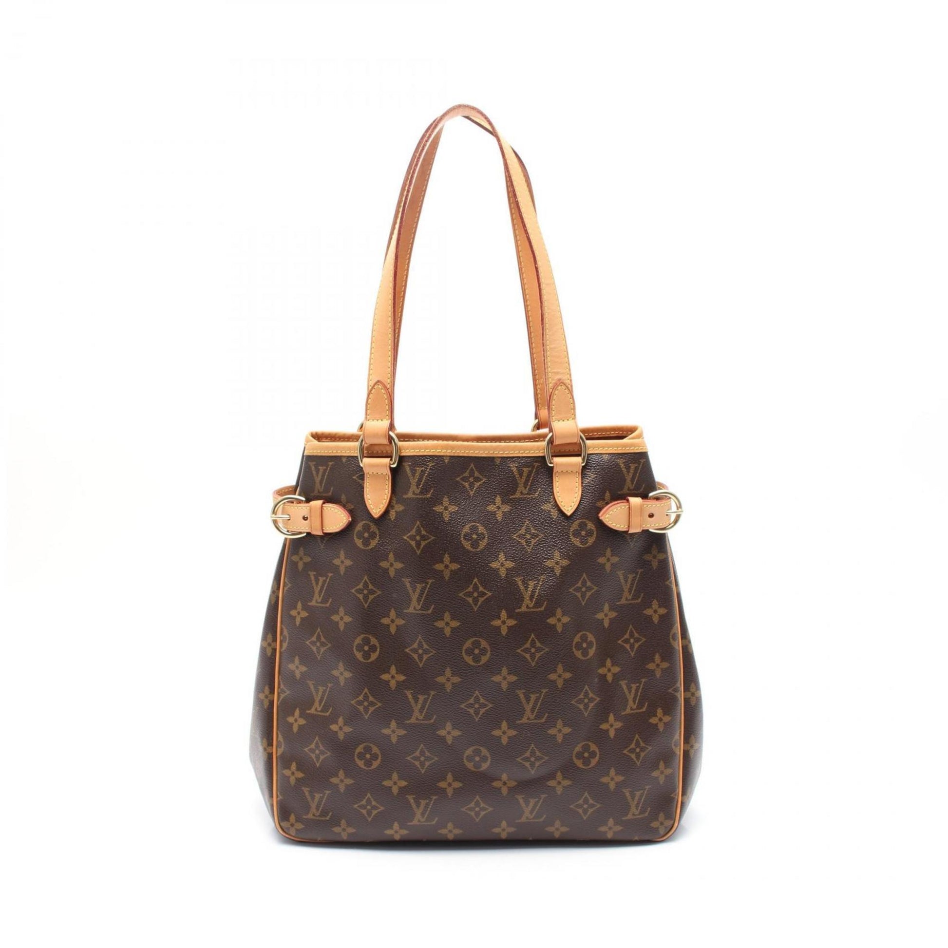 Louis Vuitton Batignolles Vertical, Brown, Canvas, tote