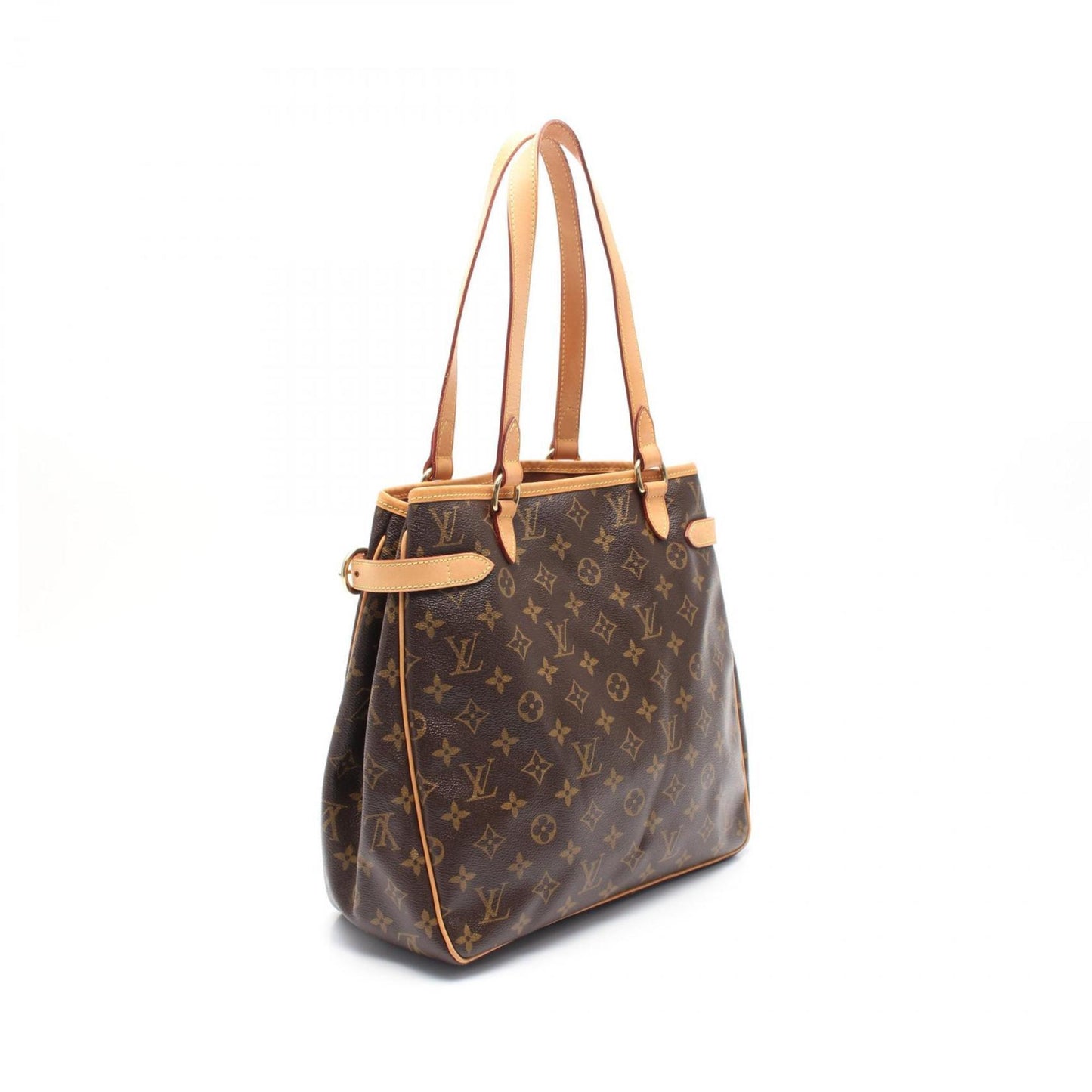 Louis Vuitton Batignolles Vertical, Brown, Canvas, tote