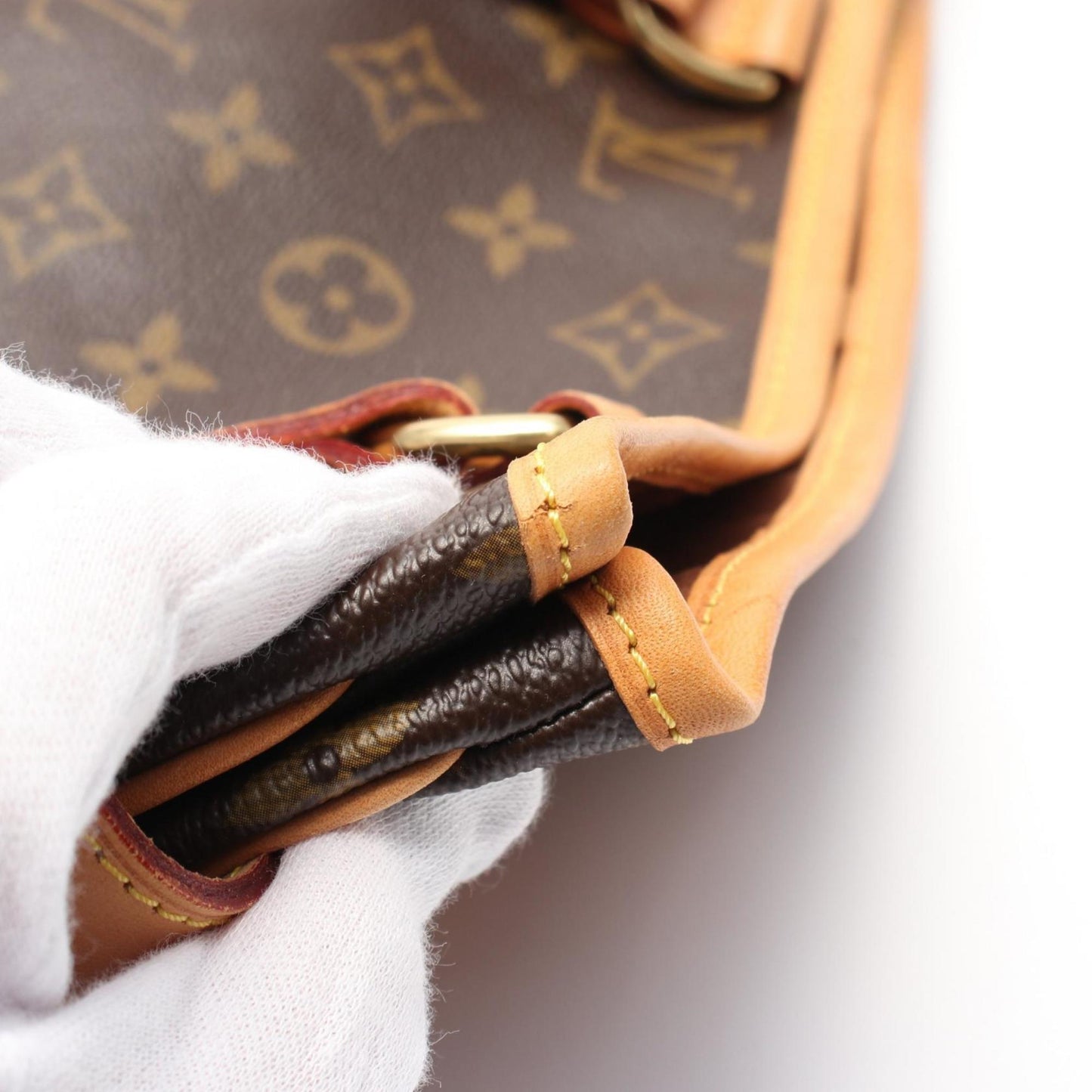 Louis Vuitton Batignolles Vertical, Brown, Canvas, tote