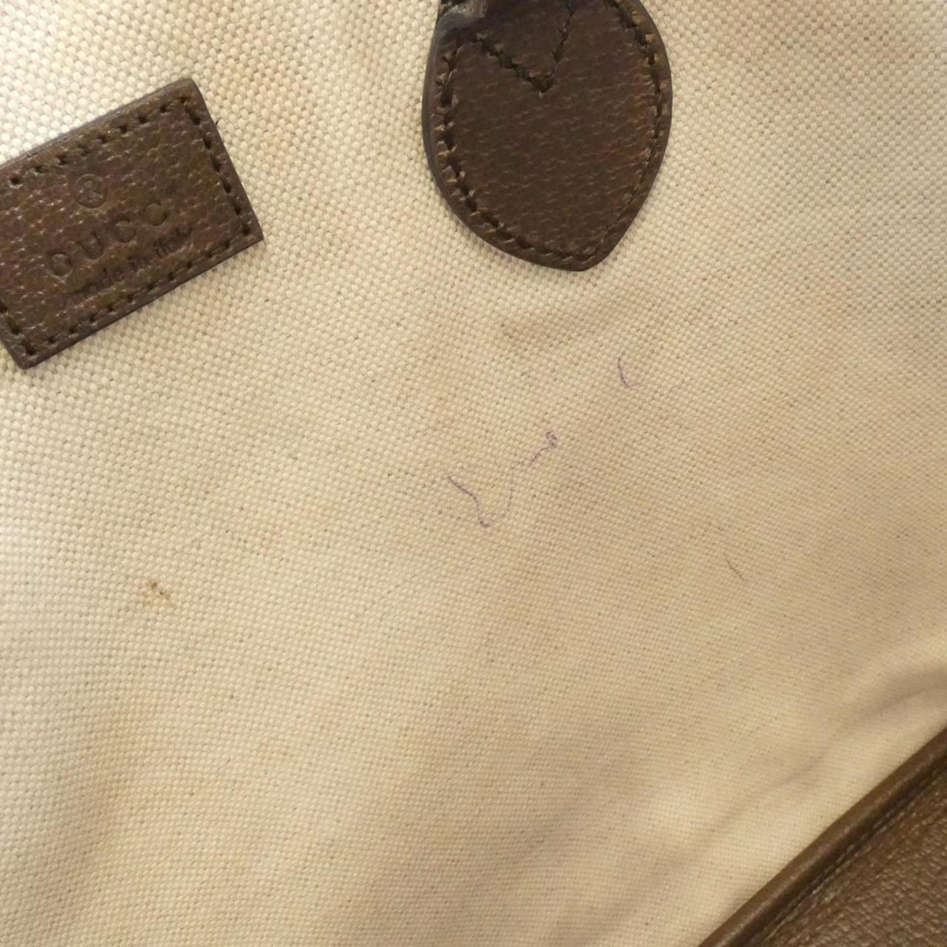 Gucci Ophidia, Beige, Canvas, handbag