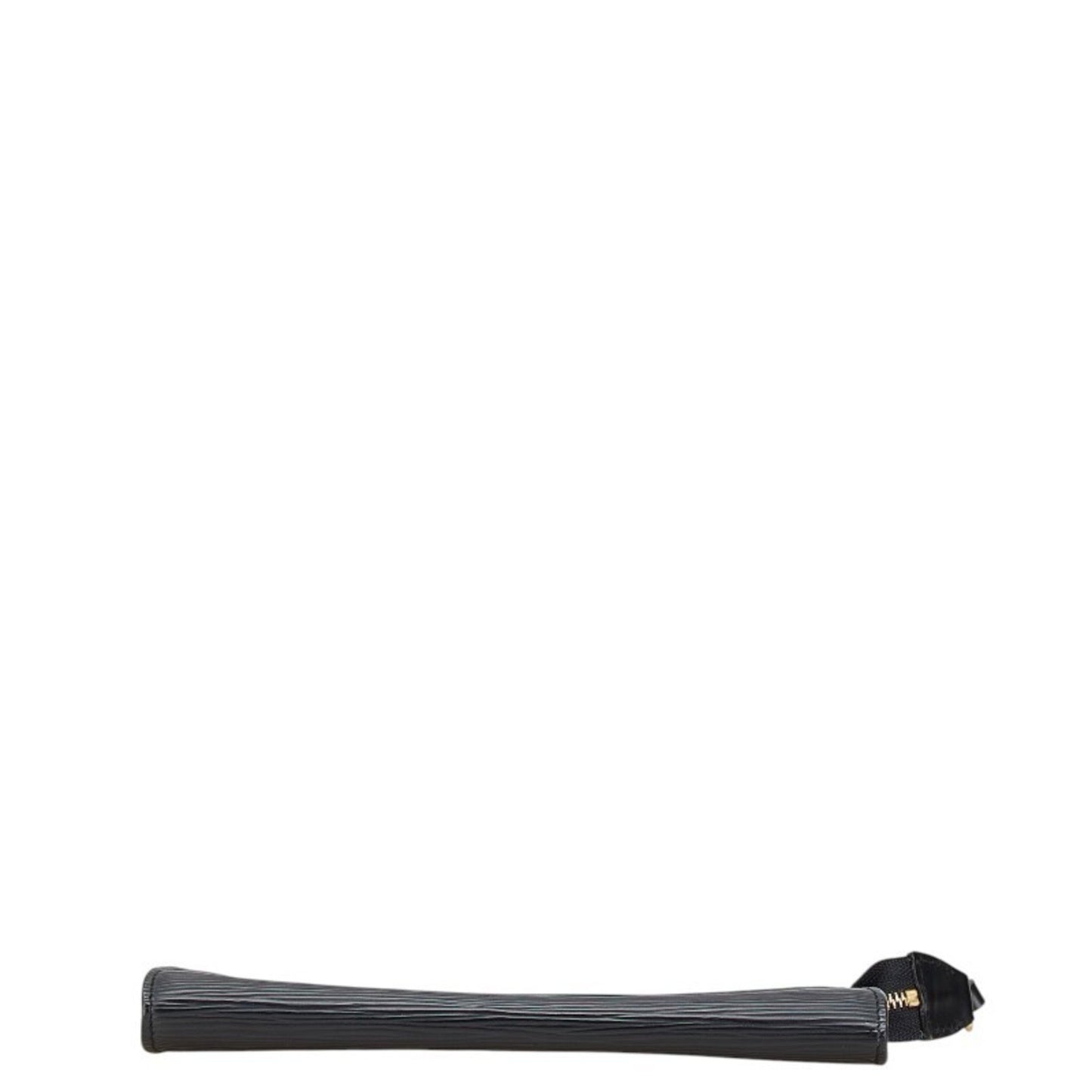 Louis Vuitton Pochette Accessoire, Black, Leather, clutch