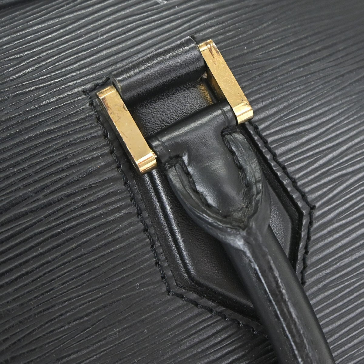 Louis Vuitton Jasmin Epi Leather, Black, Leather, Handbag