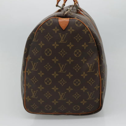 Louis Vuitton Keepall 50, Brown, Canvas, travel