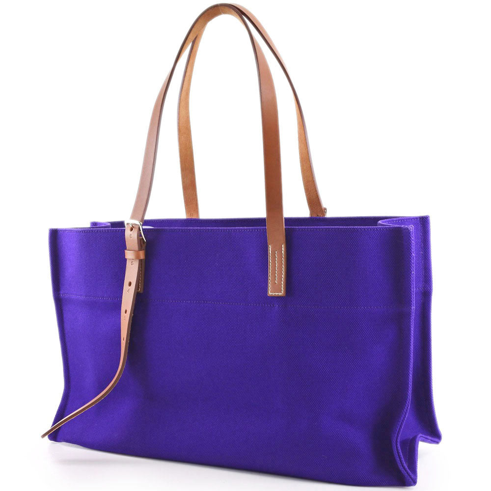 Hermès Étrivière, Purple, Canvas, handbag