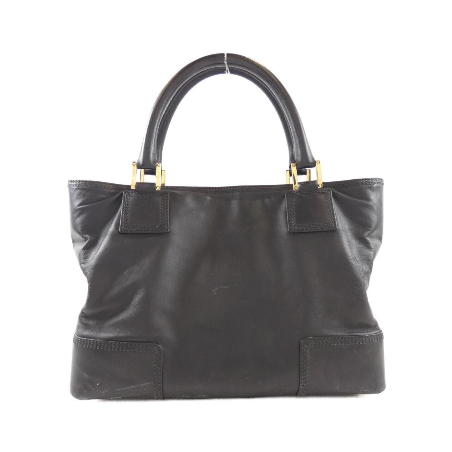Loewe Amazona, Black, Leather, tote