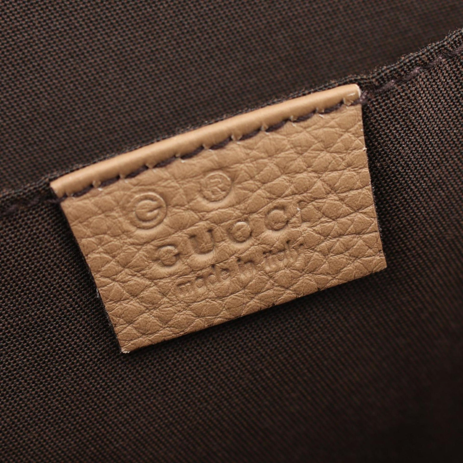 Gucci Dome, Beige, Leather, handbag