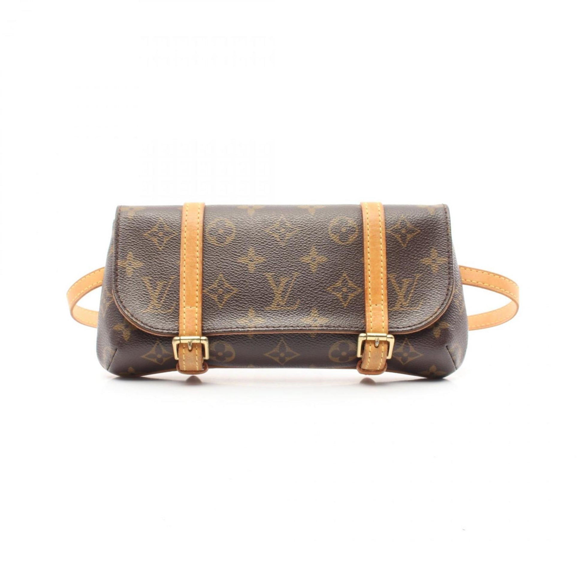 Louis Vuitton Marelle, Brown, Canvas, clutch