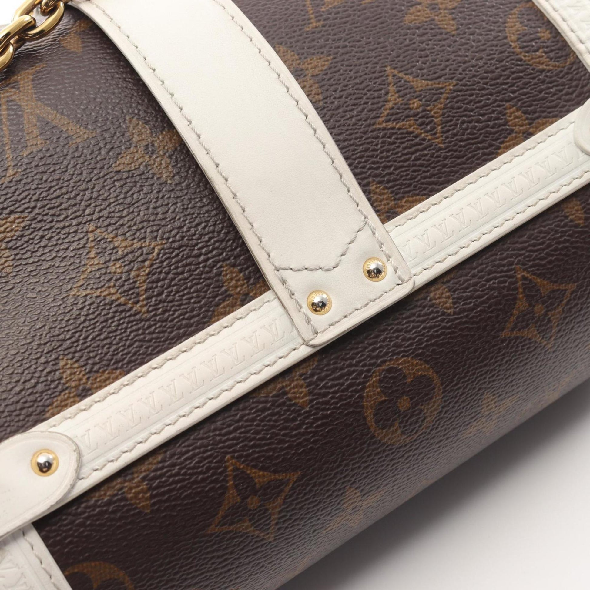 Louis Vuitton Papillon, Brown, Canvas, shoulder