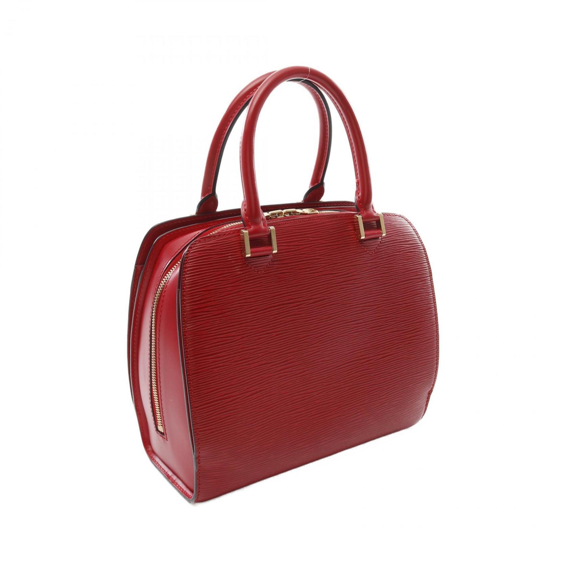 Louis Vuitton Pont Neuf, Red, Leather, handbag