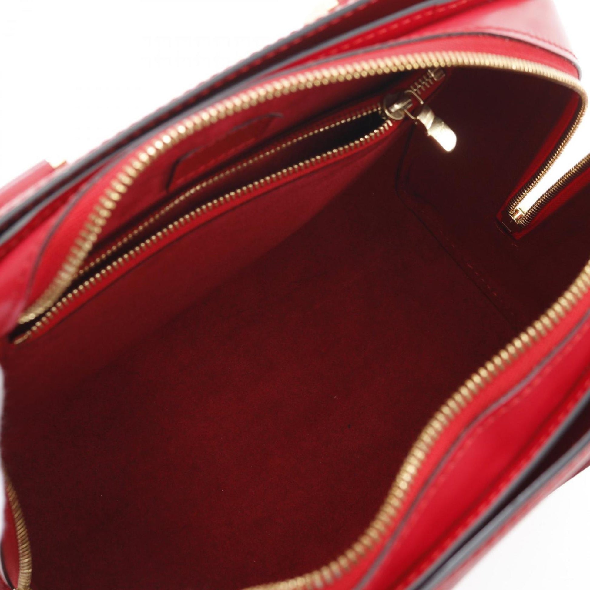 Louis Vuitton Pont Neuf, Red, Leather, handbag