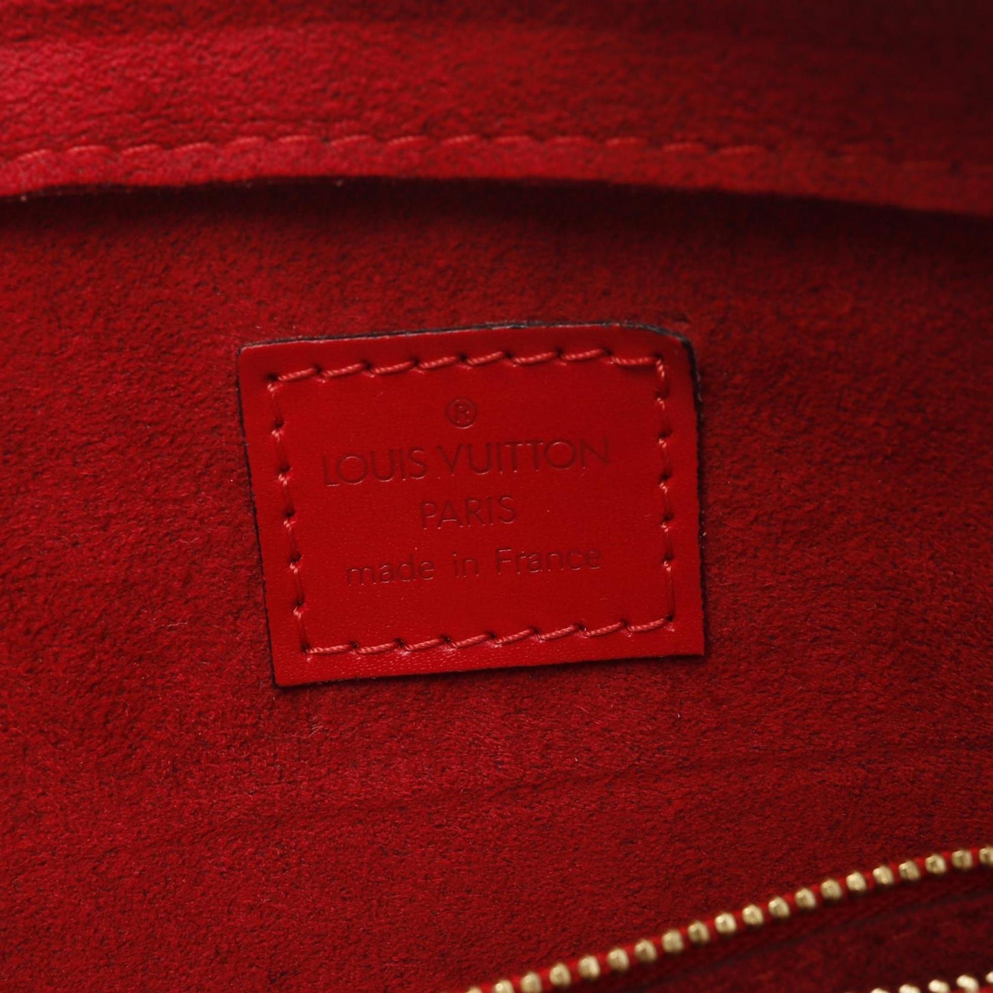 Louis Vuitton Pont Neuf, Red, Leather, handbag
