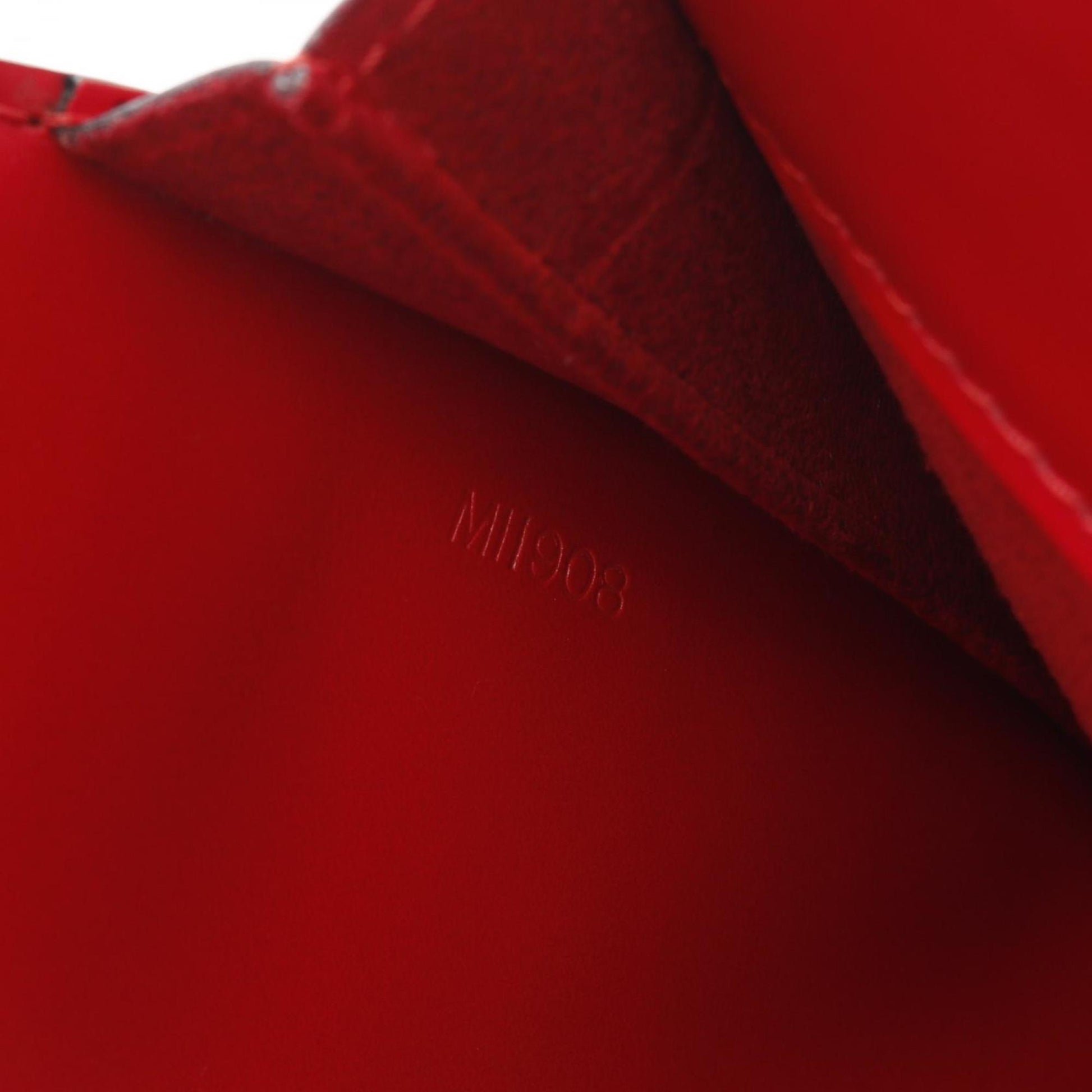 Louis Vuitton Pont Neuf, Red, Leather, handbag
