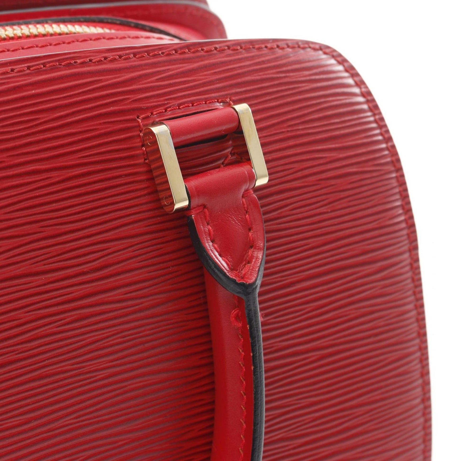 Louis Vuitton Pont Neuf, Red, Leather, handbag