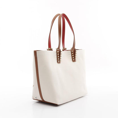 Christian Louboutin Cabata, Brown, Canvas, tote