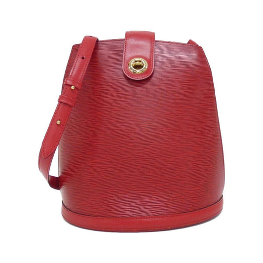Louis Vuitton Cluny, Red, Leather, shoulder