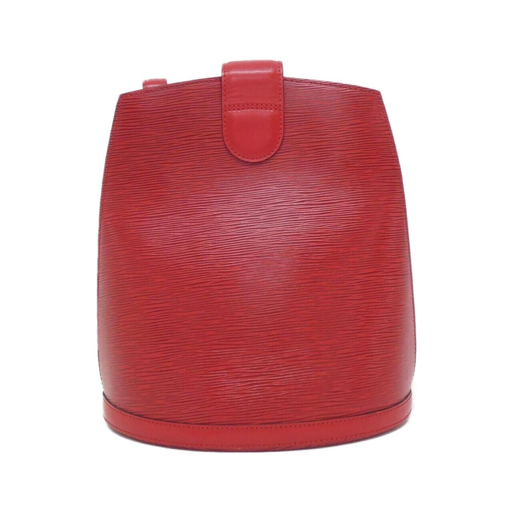 Louis Vuitton Cluny, Red, Leather, shoulder
