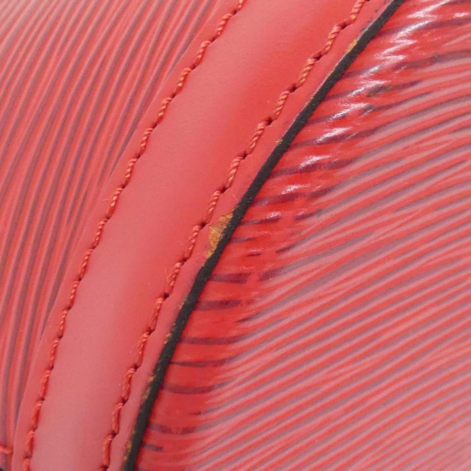 Louis Vuitton Cluny, Red, Leather, shoulder