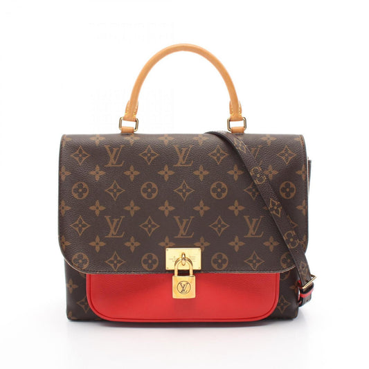 Louis Vuitton Marignan, Brown, Canvas, handbag