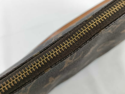 Louis Vuitton Pochette Accessoires Monogram Canvas, Brown, Canvas, Clutch