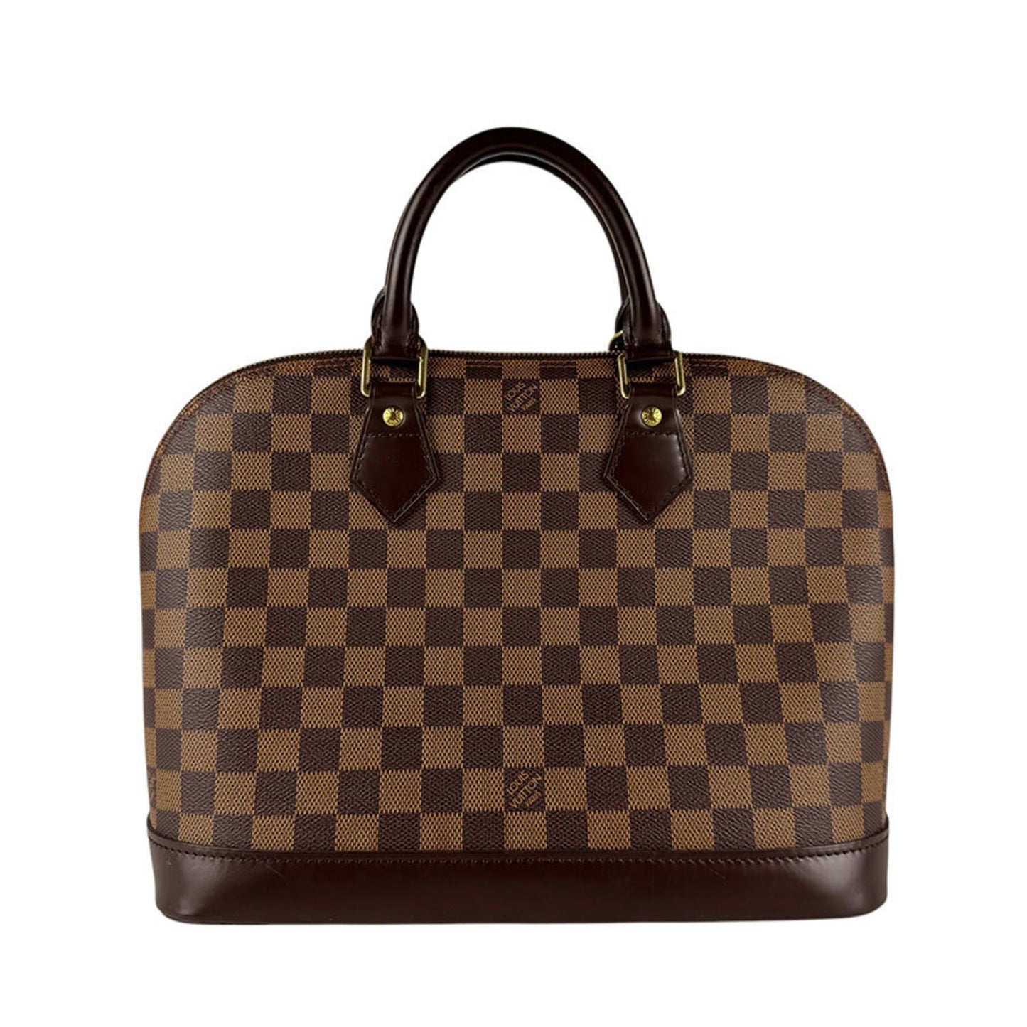 Louis Vuitton Alma, Brown, Canvas, handbag
