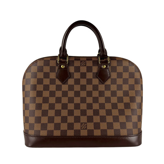 Louis Vuitton Alma, Brown, Canvas, handbag